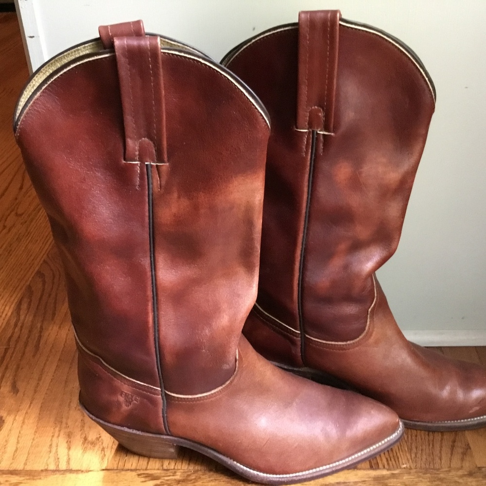 FRYE Leather Boots Size 10 D